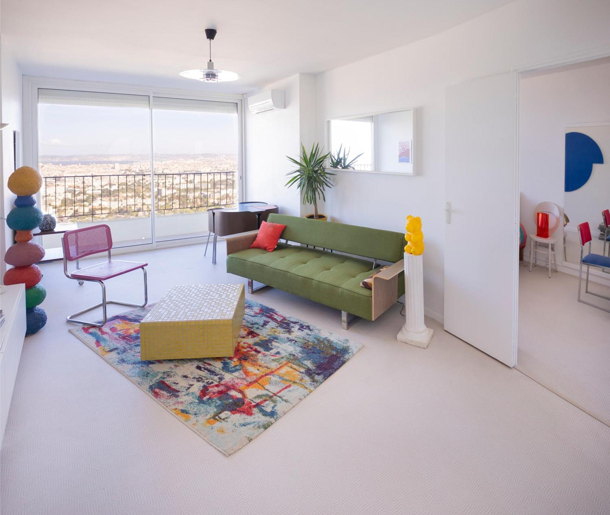 Panoramic View Of Marseille For Two Apartment Exterior photo